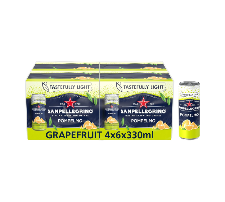 San Pellegrino Pompelmo (Grapefruit) Juice Cans (24x330ml)
