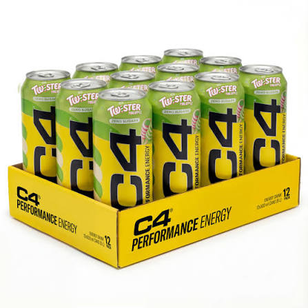 Cellucor C4 Twister Pineapple Zero Sugar Energy Drink - (12×500ml)