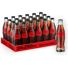 Coca-Cola Zero Sugar Glass Bottles - (24×290ml)