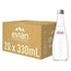 Evian Natural Mineral Water Glass Bottles - (20x330ml)