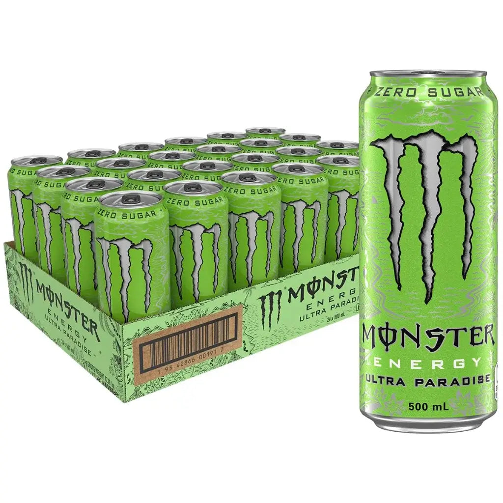Monster Ultra Paradise Zero Sugar Energy Drink (24x500ml)