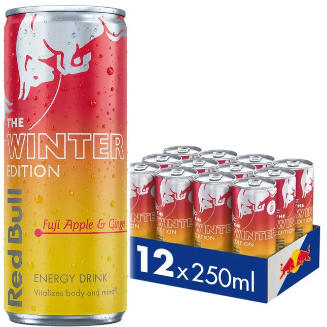 Red Bull Fuji Apple Energy Drink Cans - (12×250ml)
