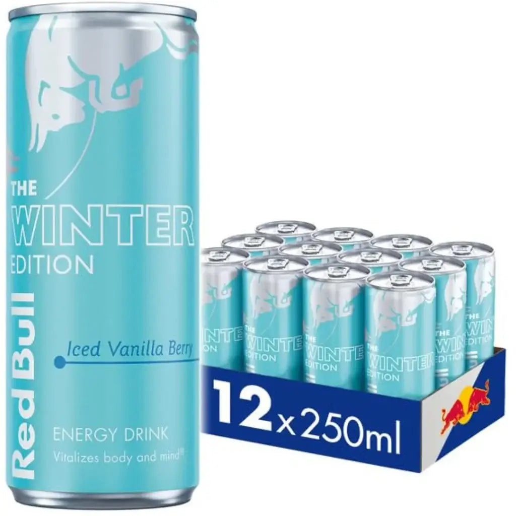 Red Bull Winter Edition Iced Vanilla Berry Cans (12x250ml)
