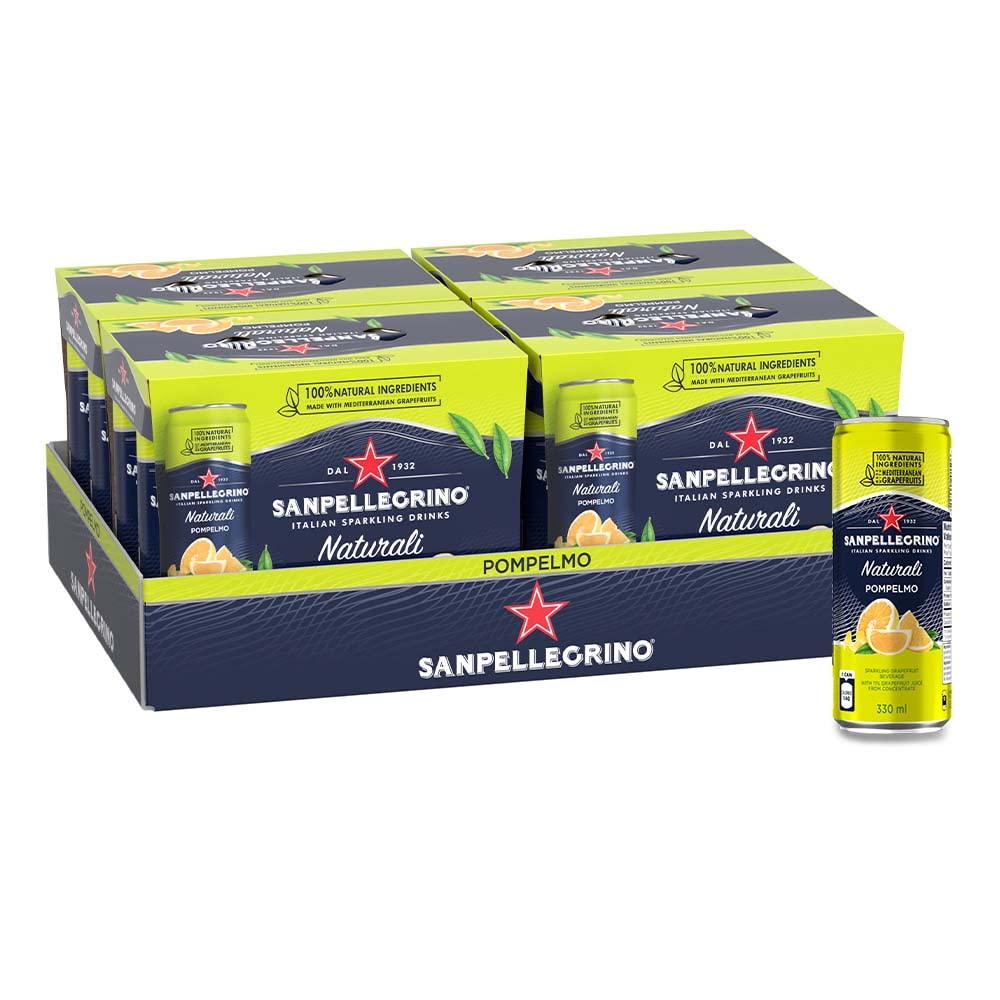 San Pellegrino Pompelmo (Grapefruit) Juice Cans (24x330ml)