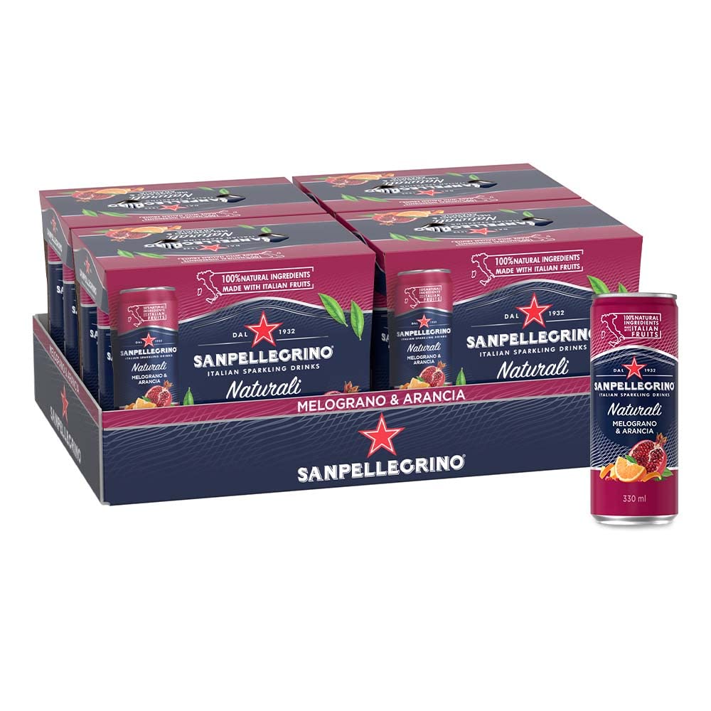 San Pellegrino Melograno & Arancia (24x330ml)