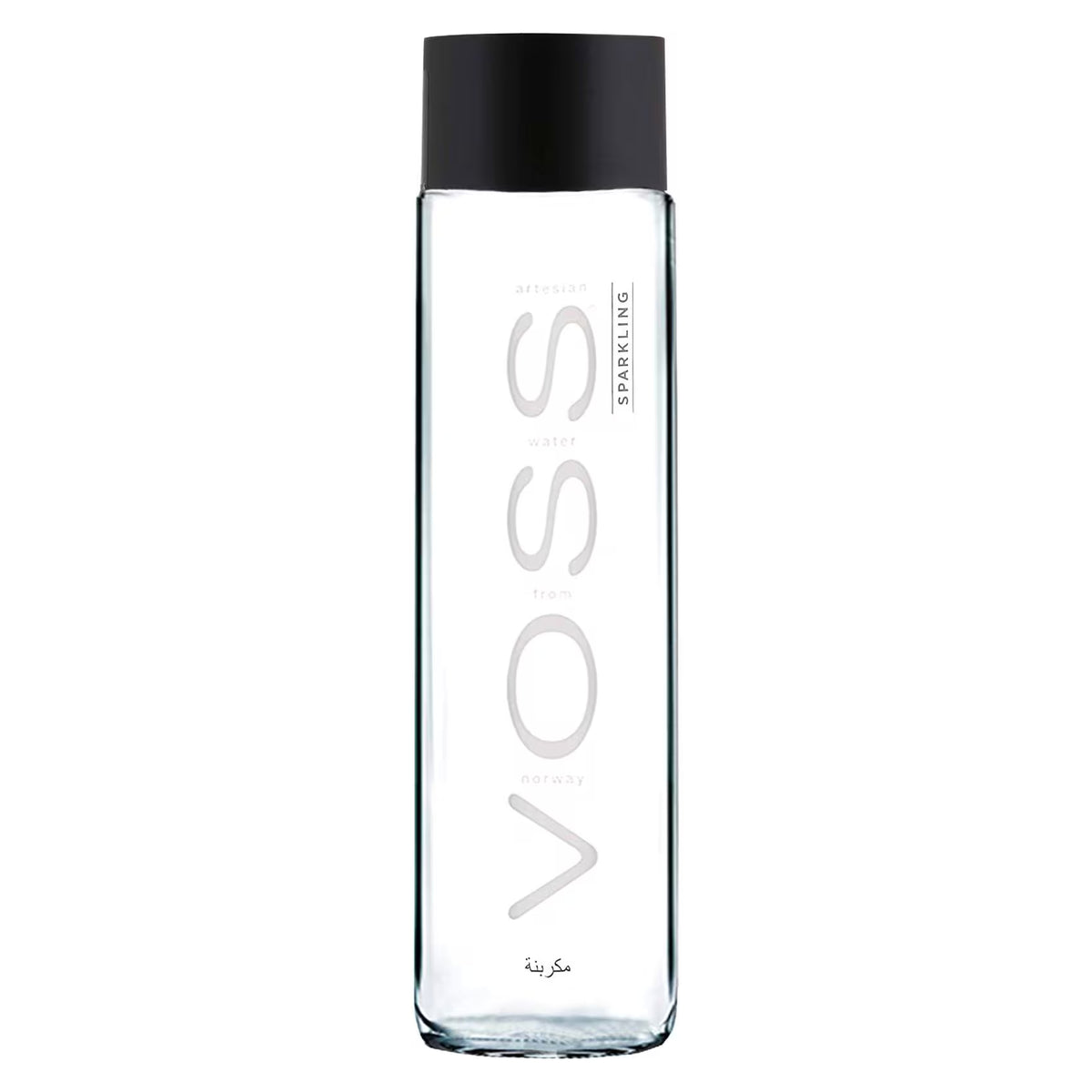 Voss Sparkling Water Glass Bottles - (24x375ml)