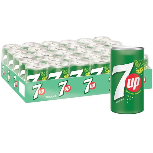 7UP Soft Drink Cans (30 × 150ml)