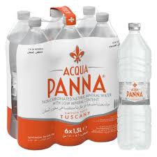 Acqua Panna Natural Mineral Water Plastic Water Bottles - (6x1.5L)