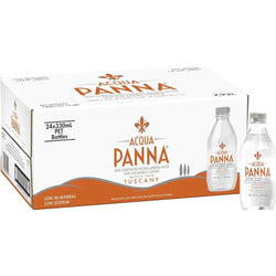 Acqua Panna Natural Mineral Water Plastic Bottles (24x330ml)