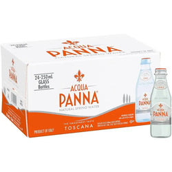 Acqua Panna Natural Mineral Water Glass Bottles (24x250ml)