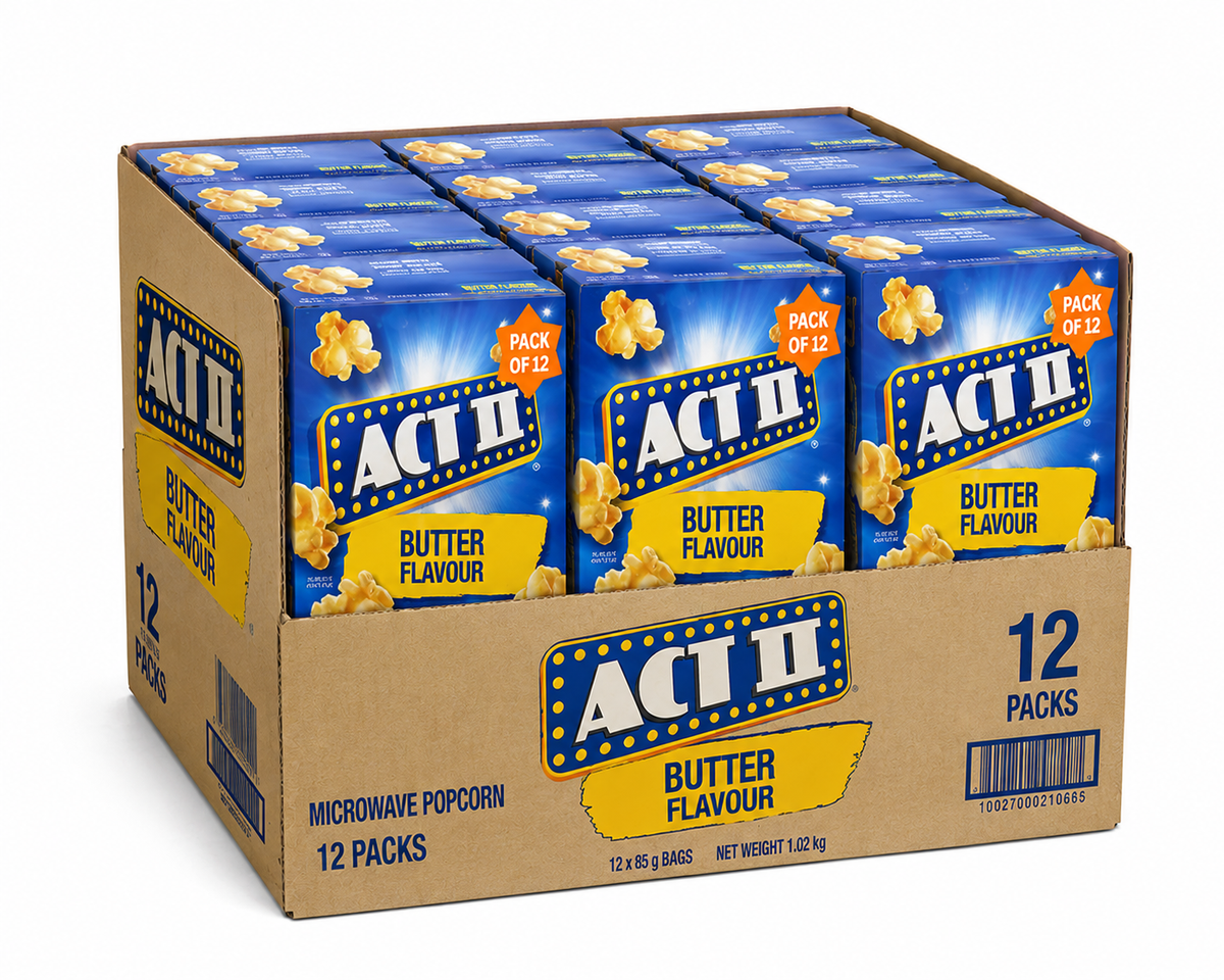 Act II Butter Flavour Popcorn - (12x255g)