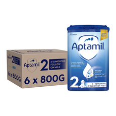 Aptamil 2 Follow On Baby Milk Powder 6-12 Months (6x800g)