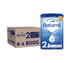 Aptamil 2 Follow On Baby Milk Powder 6-12 Months - (6x800g)