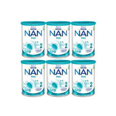 Nestle NAN Pro 2 Baby Milk Powder 6-12 Months (6x800g)