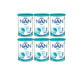 Nestle NAN Pro 2 Baby Milk Powder 6-12 Months - (6x800g)