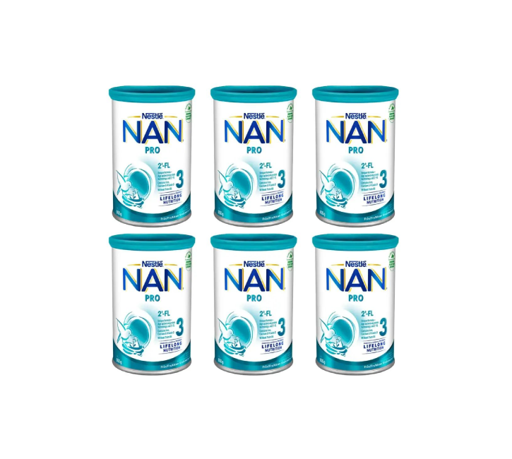 Nestle NAN Pro 3 Baby Milk Powder 12+ months (6x800g)