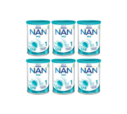 Nestle Nan Pro 1 Infant Milk Formula - (6x800g)
