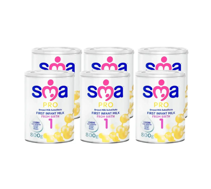SMA Pro 1 First Infant Milk From Birth (6x800g)