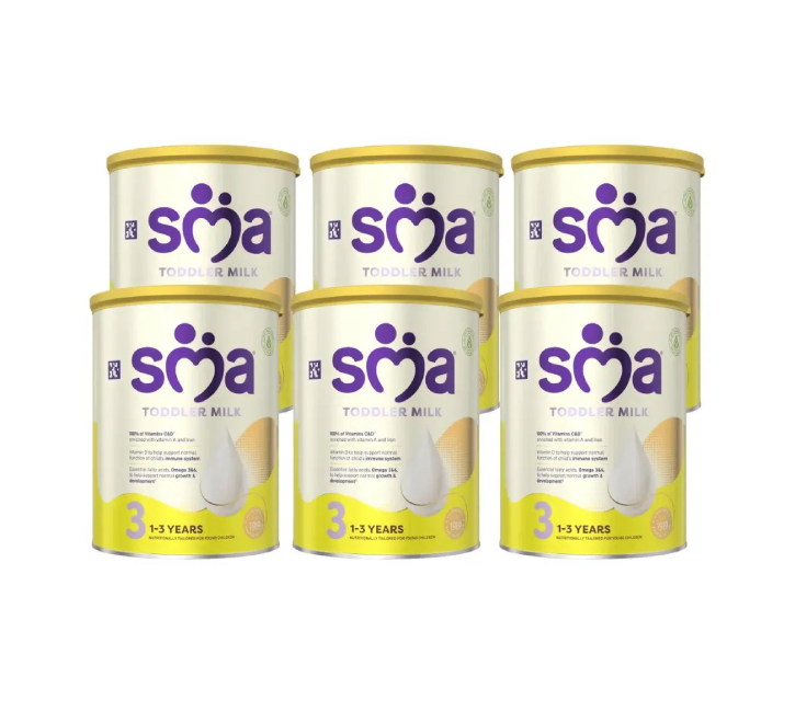 SMA Pro 3 Toddler Milk From 1-3 Years - (6x800g)