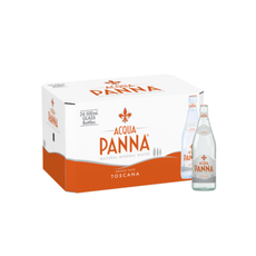 Acqua Panna Natural Mineral Water Glass Bottles (24x500ml)