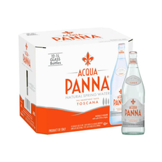 Acqua Panna Natural Mineral Water Glass Bottles (12x1L)