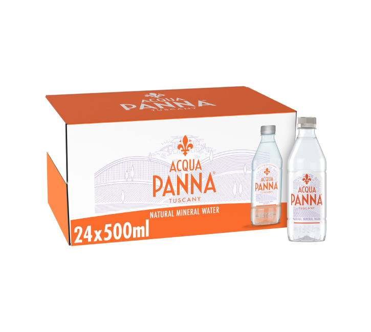 Acqua Panna Natural Mineral Water Plastic Bottles (24x500ml)