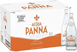 Acqua Panna Natural Mineral Water Glass Bottles - (24x500ml)