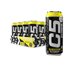 C5 Extreme Pina Colada Pre-Workout Energy Drink Cans (12x473ml)