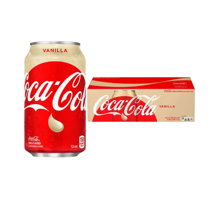 Coca‑Cola Vanilla Cans – (12×355ml)