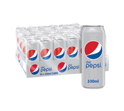 Diet Pepsi Carbonated Cans (24x330ml)