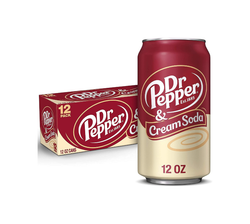 Dr Pepper Cream Soda Cans (12x355ml)