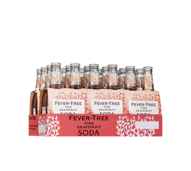 Fever-Tree Pink Grapefruit Soda Water (24x200ml)