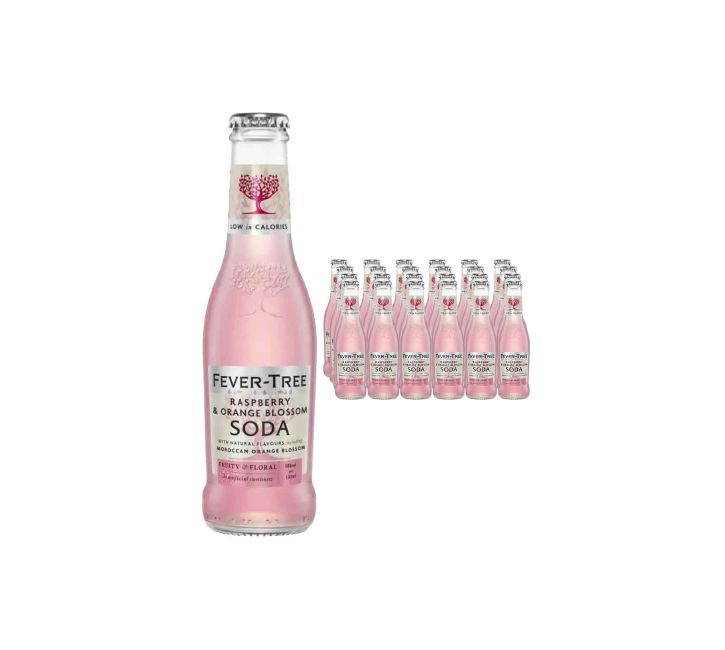 Fever-Tree Raspberry & Orange Blossom Soda Water (24x200ml)
