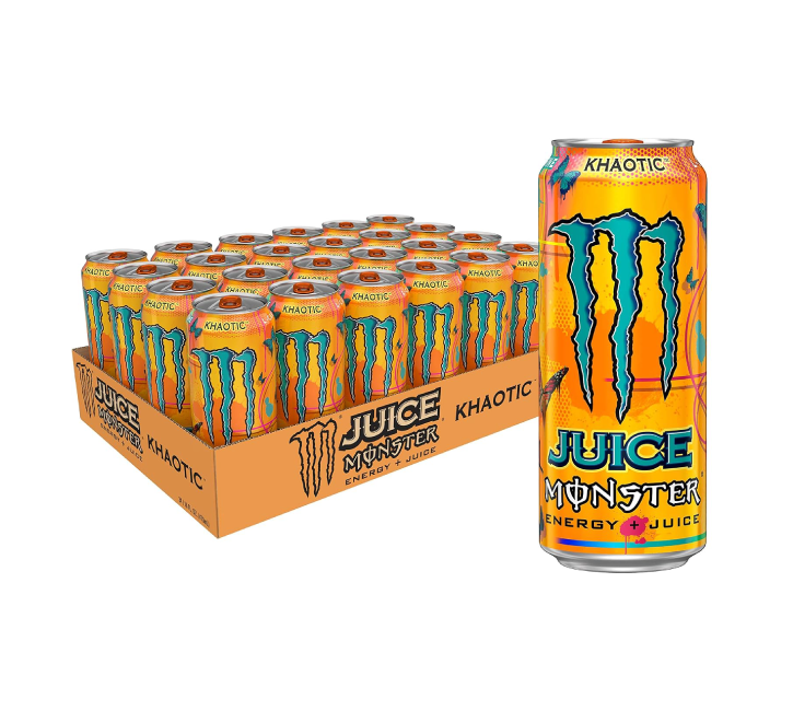 Monster Khaotic Energy Drink Cans - (24x500ml)