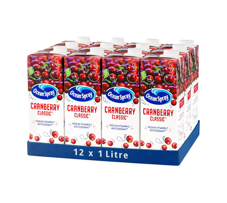 Ocean Spray Cranberry Juice Drink (12x1L)