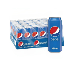 Pepsi Carbonated Soft Drink Cans (24x330ml)