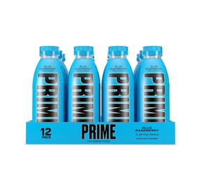 Prime Hydration Drink Blue Raspberry Bottles - (12x500ml)