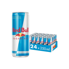 Red Bull Energy Drink Sugar Free Cans (24x250ml)