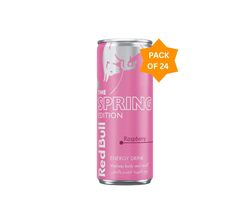 Red Bull Spring Edition Raspberry Energy Drink Cans – (24x250 ml)