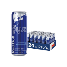 Red Bull Blue Edition Blueberry Energy Drink Cans (24x250ml)