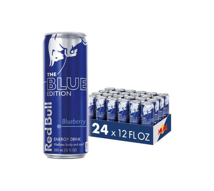 Red Bull Blue Edition Blueberry Energy Drink Cans (24x250ml)