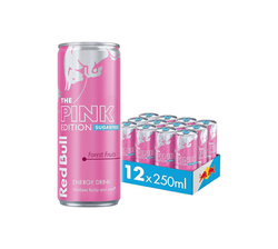 Red Bull Pink Edition Forest Fruits Sugar Free (24x250ml)