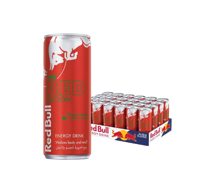 Red Bull Red Edition Energy Drink Watermelon Cans (24x250ml)
