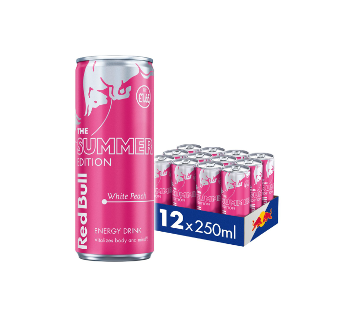 Red Bull Summer Edition White Peach (12x250ml)