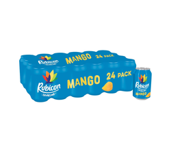 Rubicon Sparkling Mango Juice Cans - (24x330ml)