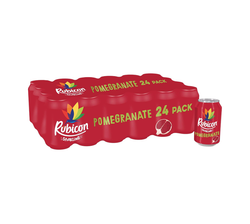 Rubicon Sparkling Pomegranate Juice Cans - (24x330ml)