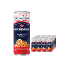 San Pellegrino Aranciata Rossa Blood Orange Cans (24x330ml)