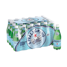 San Pellegrino Sparkling Natural Mineral Water Plastic Bottles (24x500ml)