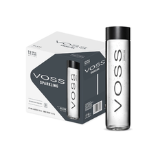 Voss Sparkling Water Glass Bottle (12x800ml)