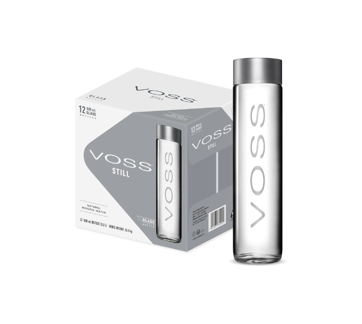 Voss Still Water Glass Bottles (12x800ml)